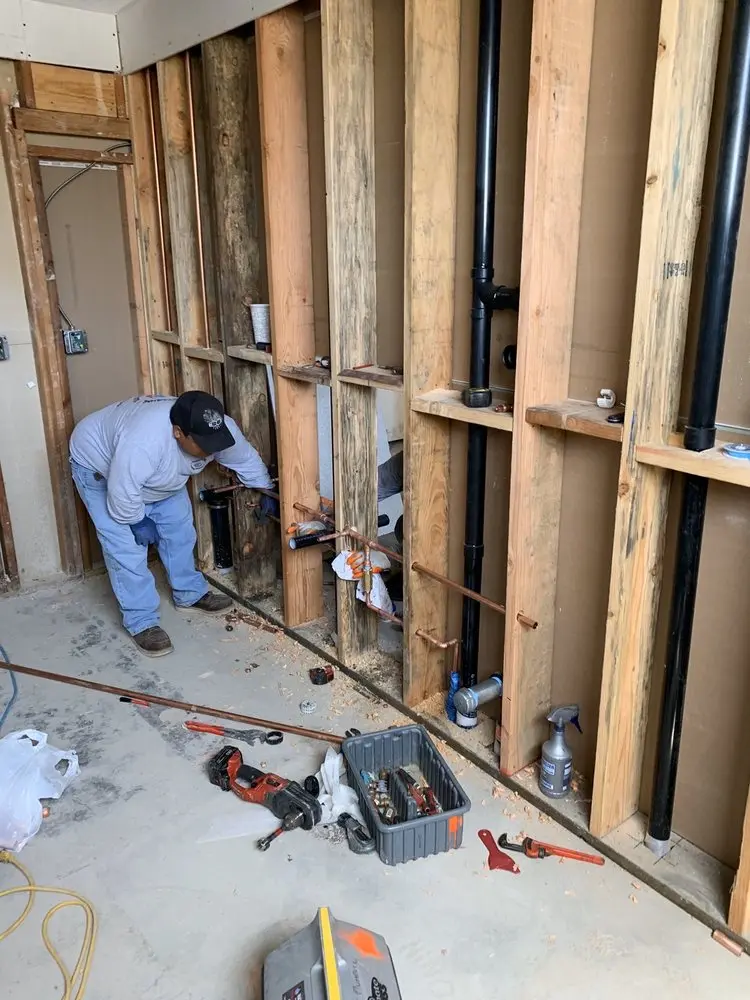 Commercial rough-in plumbing for Gas Line Repair in Gallows Hill